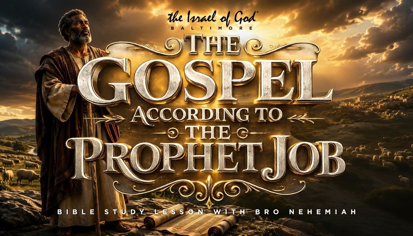 08082026 - IOG Baltimore - The Gospel According To The Prophet Job