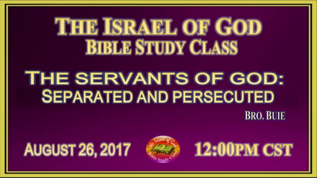 82617 - The Servants of God Separated and Persecuted