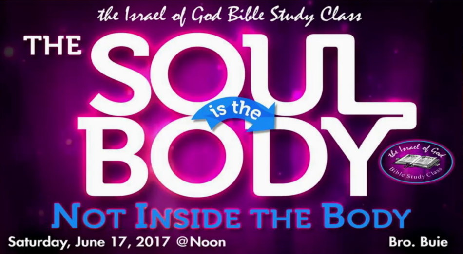 61717 - The Soul Is The Body, Not Inside The Body