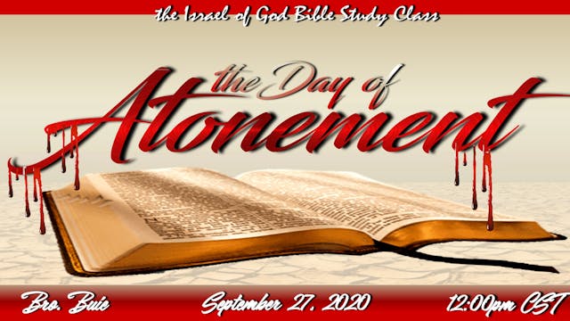 09272020 - THE DAY OF ATONEMENT