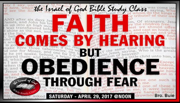 42917 - Faith Comes By Hearing, But O...
