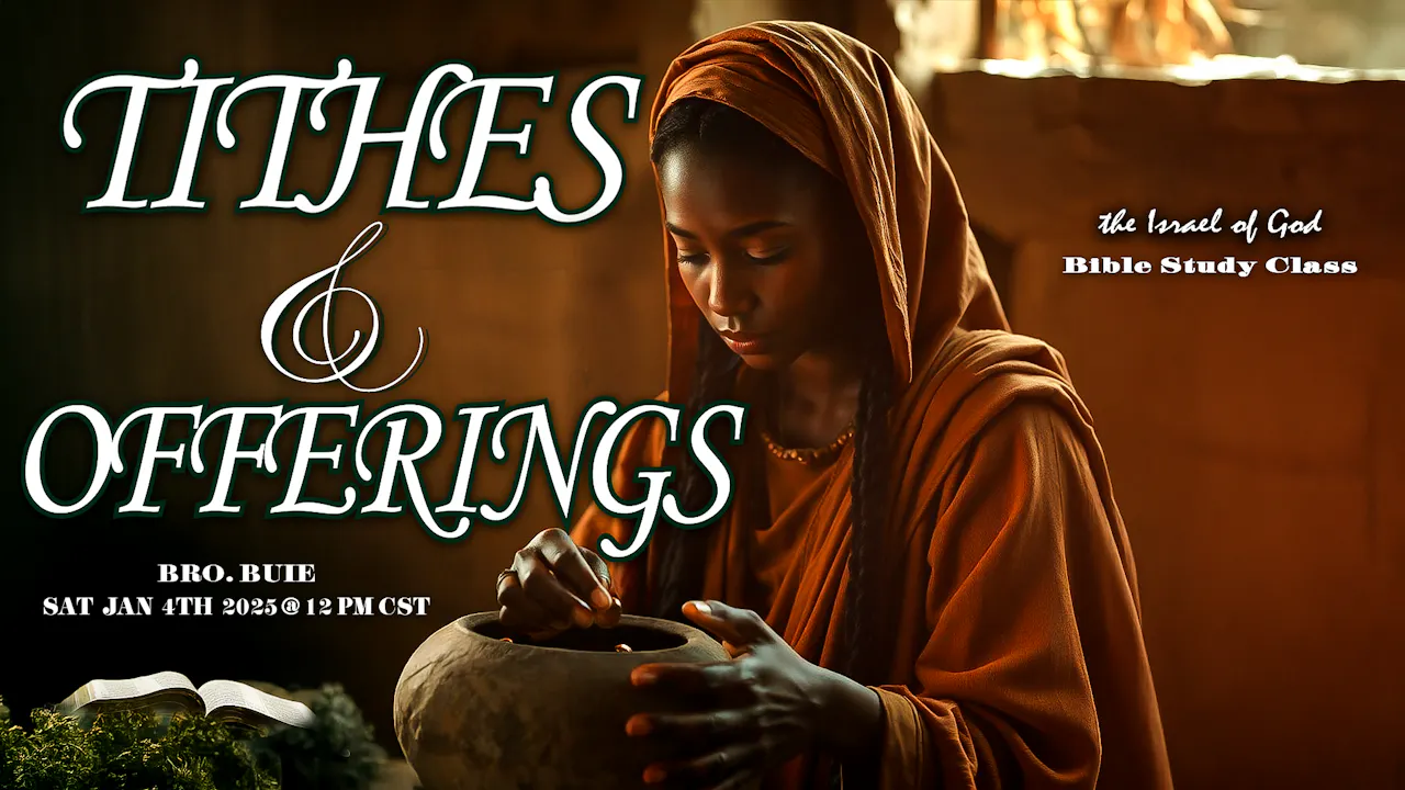 01042025 - Tithes & Offerings - 2025 - The Israel of God - Subscription ...