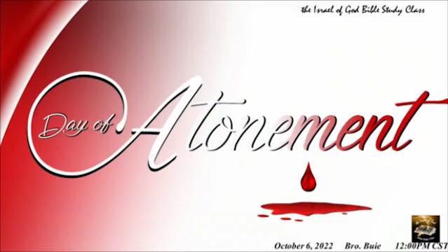 10062022 - Day of Atonement