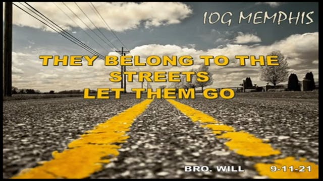 09112021 - IOG Memphis - They Belong ...