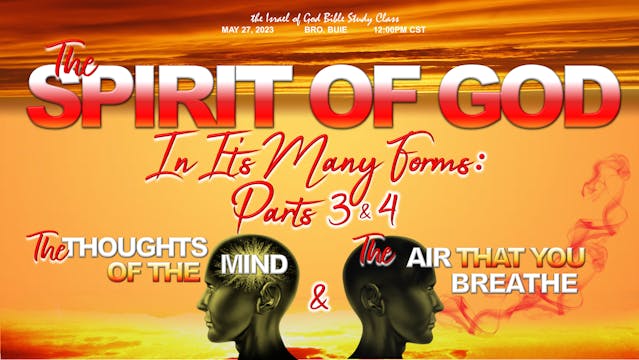 05272023 - The Spirit of God In Its M...