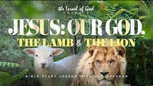 11112023 - IOG Phoenix - Jesus: Our G...