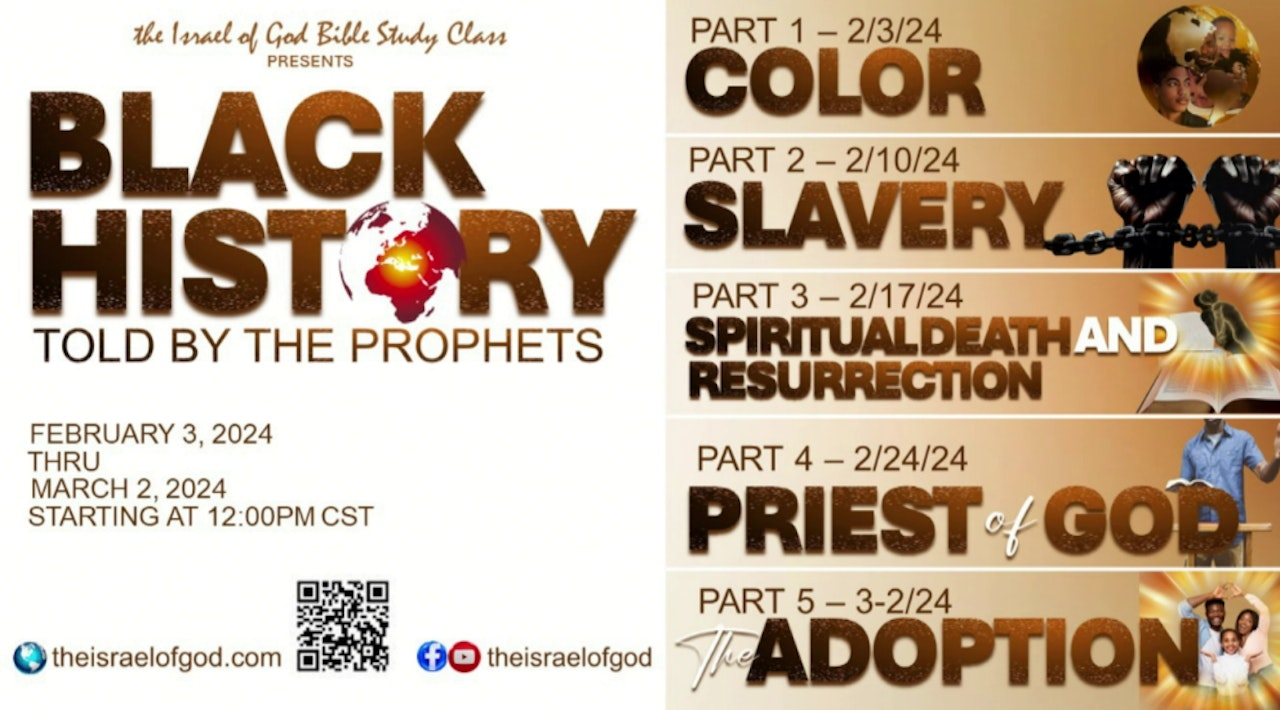 The Israel of God Black History Series