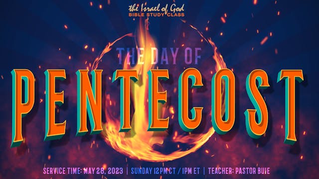 05282023 - The Day of Pentecost