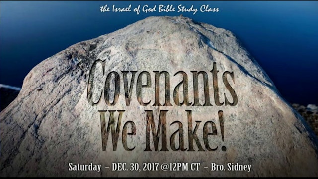 123017 - Covenants We Make