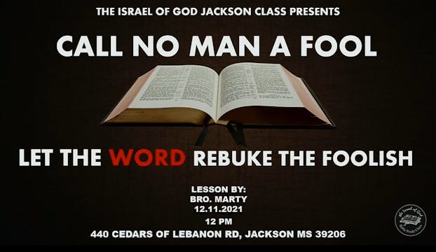 12112021 - IOG Jackson - CALL NO MAN ...