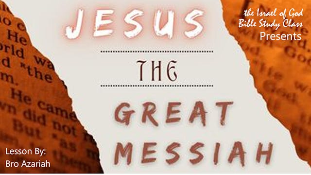 05282022 - IOG Phoenix - Jesus: The G...