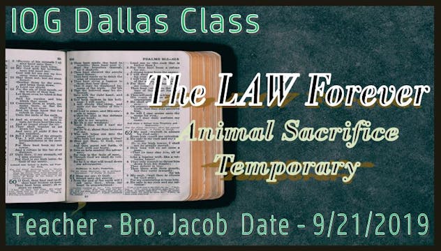 9212019 - IOG Dallas - The Law Foreve...
