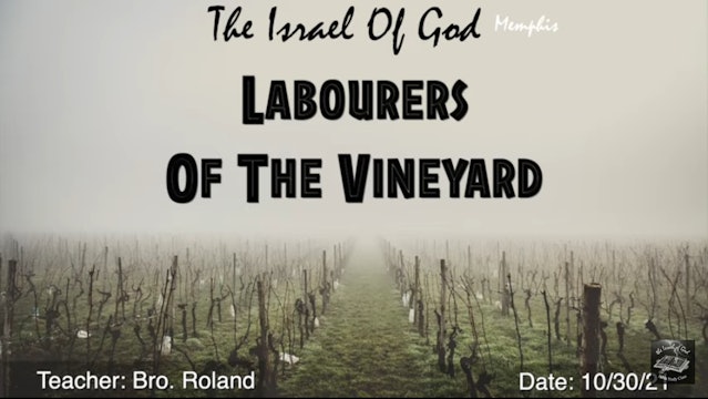 10302021 - IOG Memphis - Labourers In The Vineyard