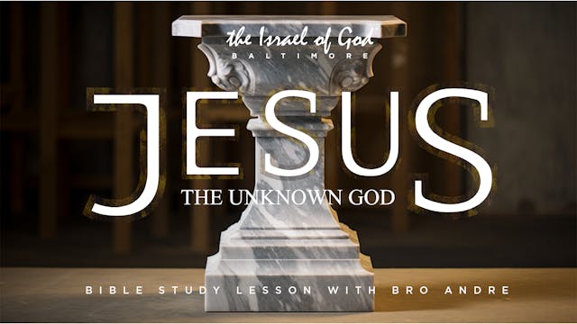 08192023 - IOG Baltimore - Jesus: The...