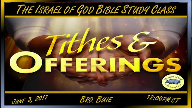 60317 - Tithes & Offerings