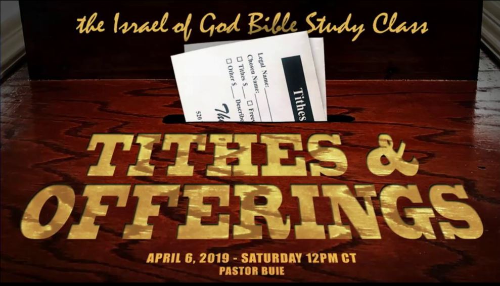 4062019 - Tithes & Offerings