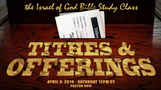 4062019 - Tithes & Offerings