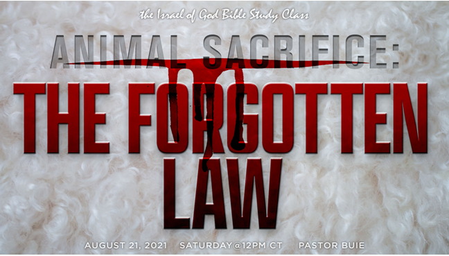 08212021 - Animal Sacrifice: The Forgotten Law