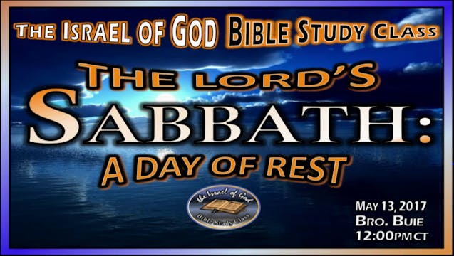 51317 - The Lord's Sabbath Day, A Day...