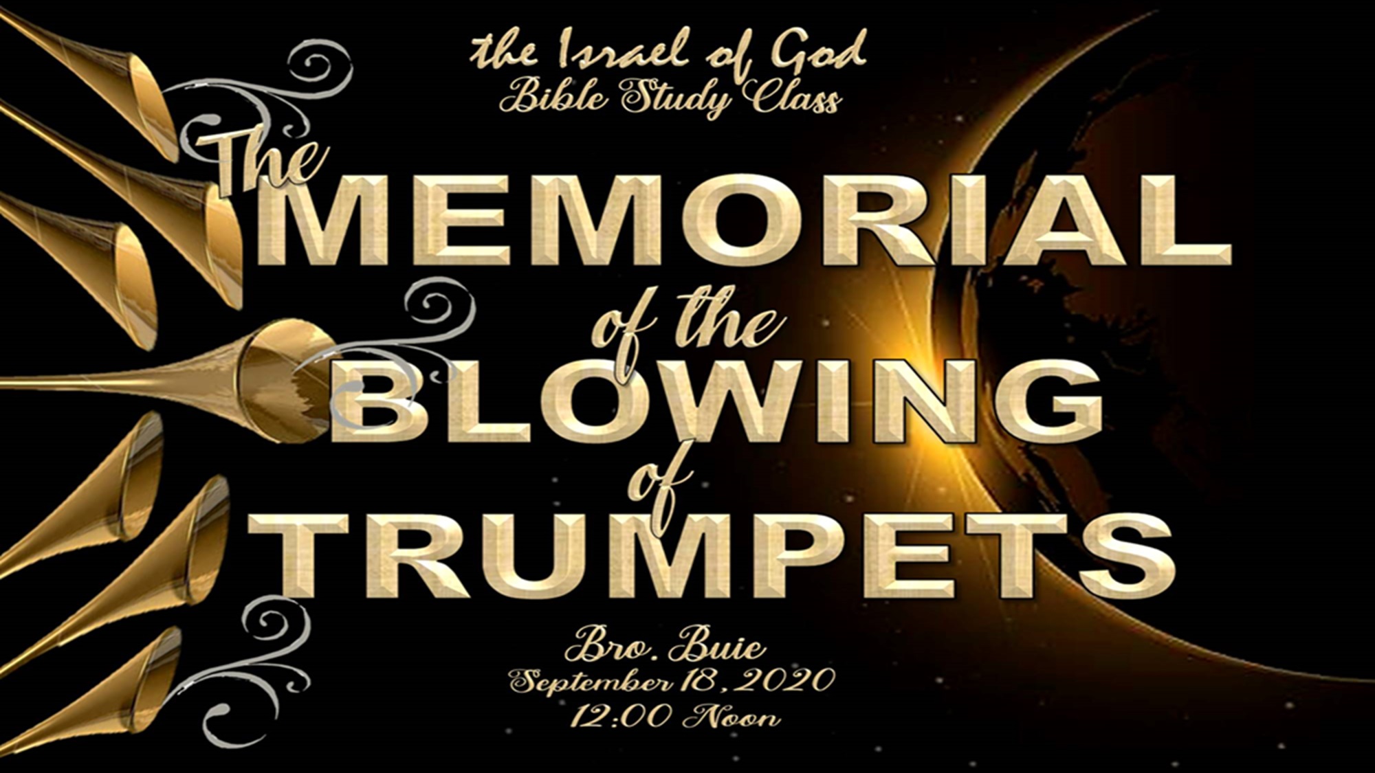09182020 - The Memorial of the Blowing of Trumpets