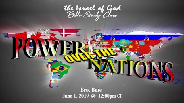 6012019 - Power Over The Nations