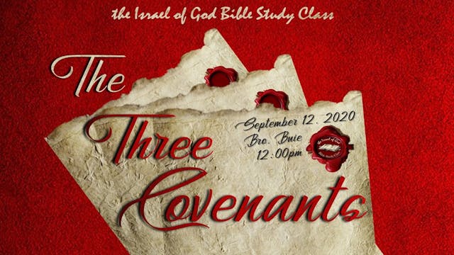 09122020 - The Three Covenants