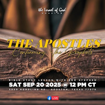 09202025 - IOG Houston - The Apostles...