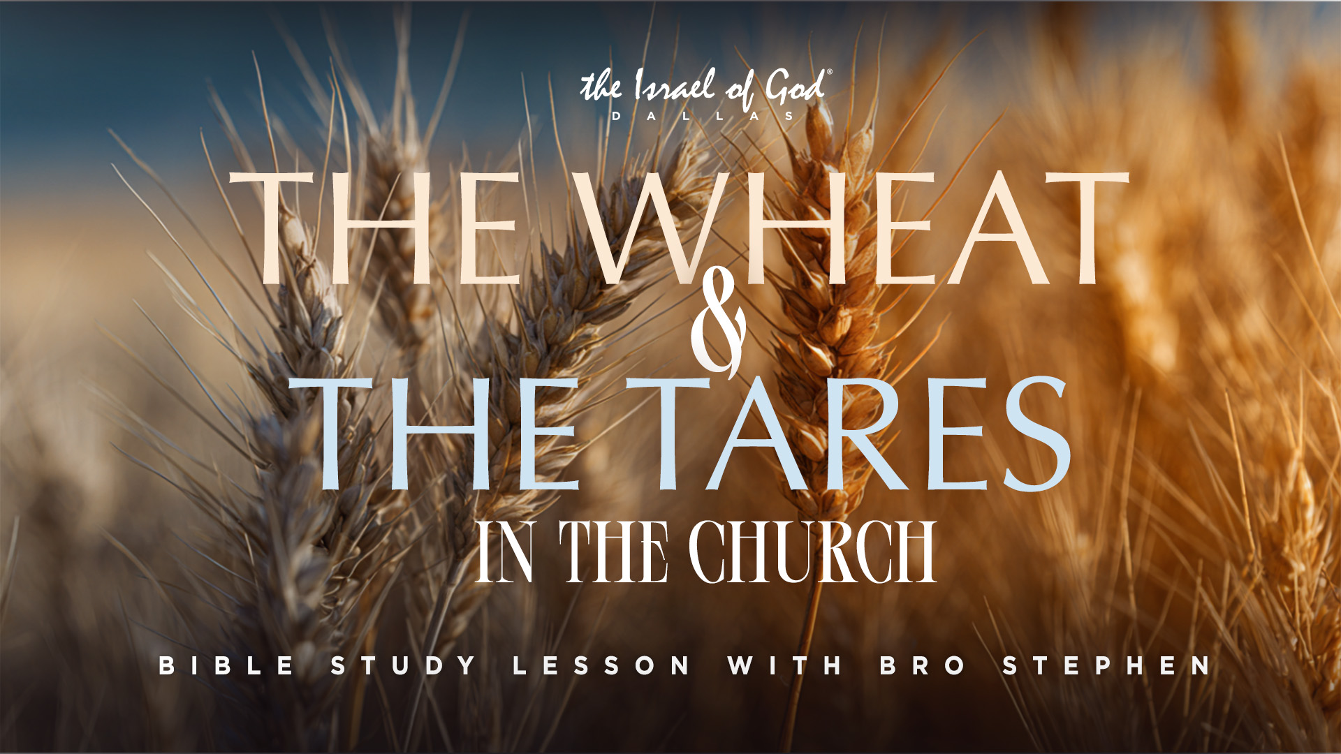 01312026 - IOG Dallas - The Wheat & The Tares In The Church