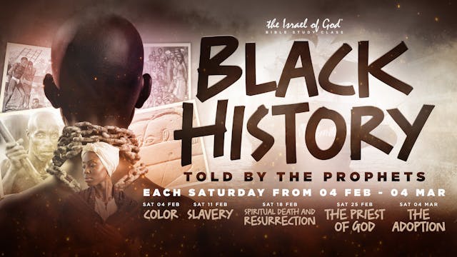 IOG BLACK HISTORY TOLD BY THE PROPHET...