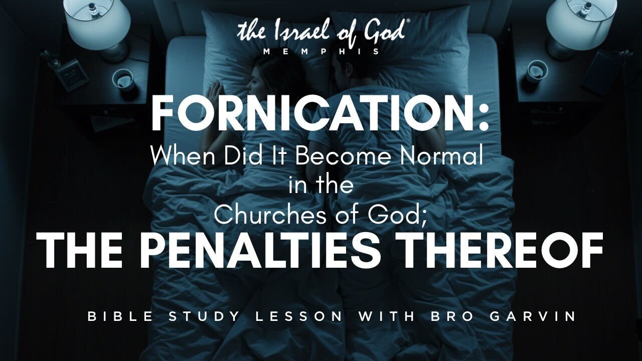 04122025 - IOG Memphis - Fornication: When Did It Become Normal In The Churches