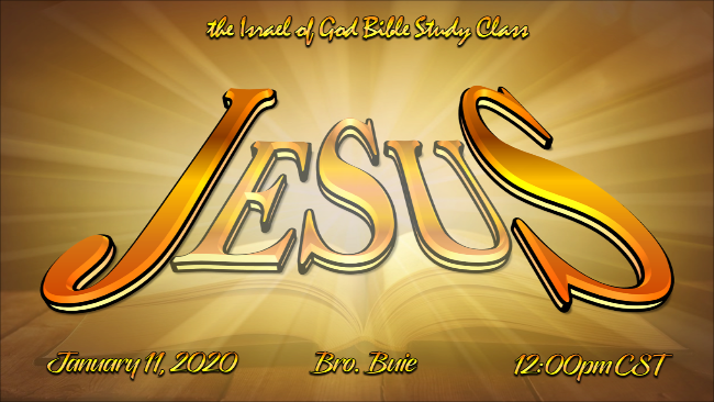 01112020 - JESUS