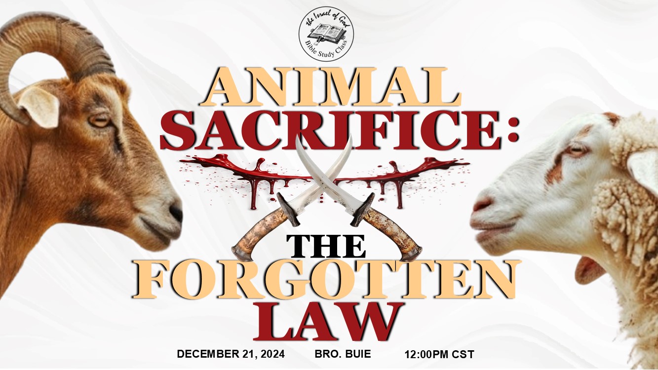 12212024 - Animal Sacrifice: The Forgotten Law 