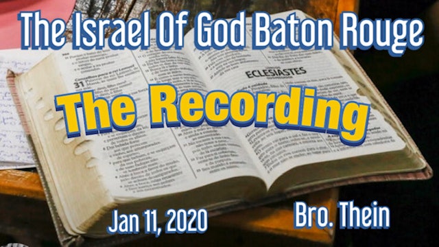 01112020 - IOG Baton Rouge - The Recording