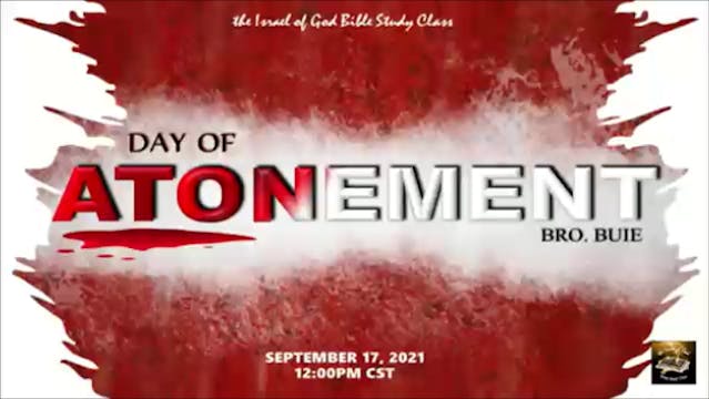 09172021 - Day of Atonement