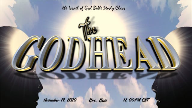 11142020 - The Godhead