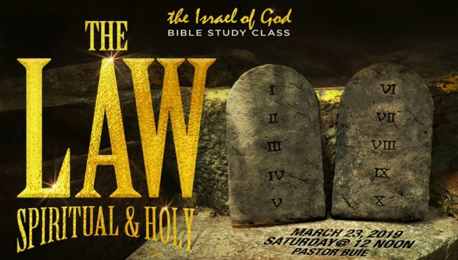 3232019 - The Law, Spiritual & Holy