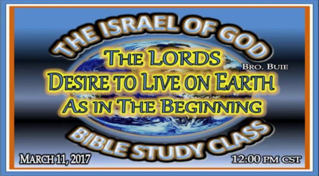 31117 - The Lord's Desire To Live On ...