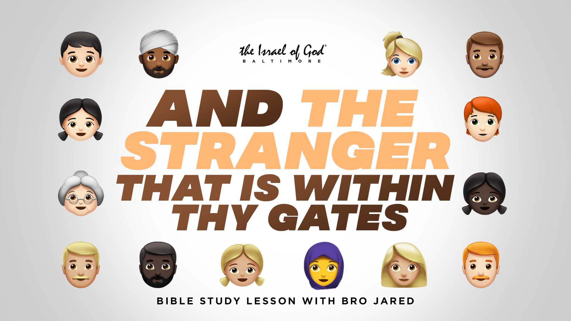 05142022 - IOG Baltimore - And the Stranger That is Within Thy Gates