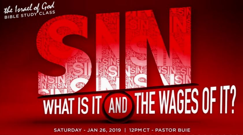 1262019 - Sin: What Is It And The Wages of It?