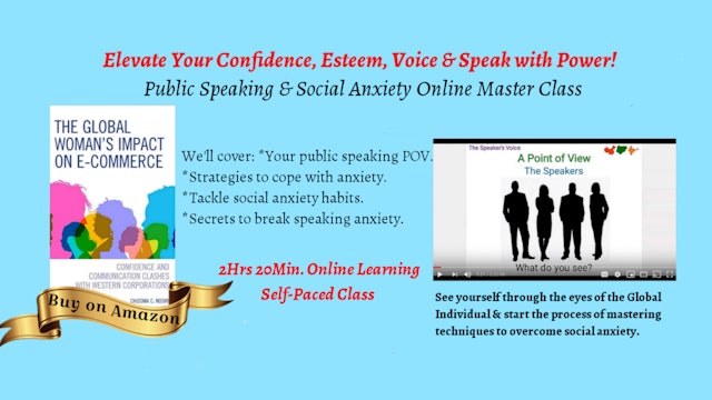 Public Speaking Social Anxiety Online Master Class