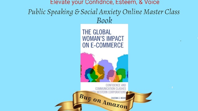 Book required for Public Speaking Social Anxiety Online Master Class