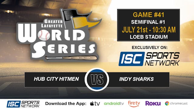 2019 GLWS BSB Indy Sharks vs Hub City...