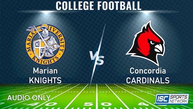 2023 CFB Marian at Concordia 10/14