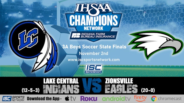 2019 IHSAA BS Lake Central vs Zionsville 11/2