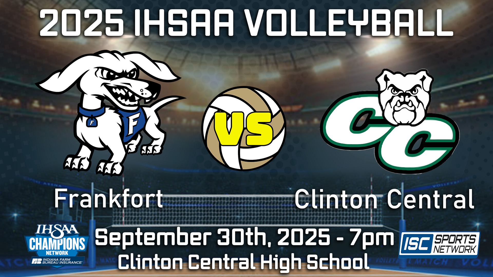 2025 GVB Frankfort at Clinton Central 09/30