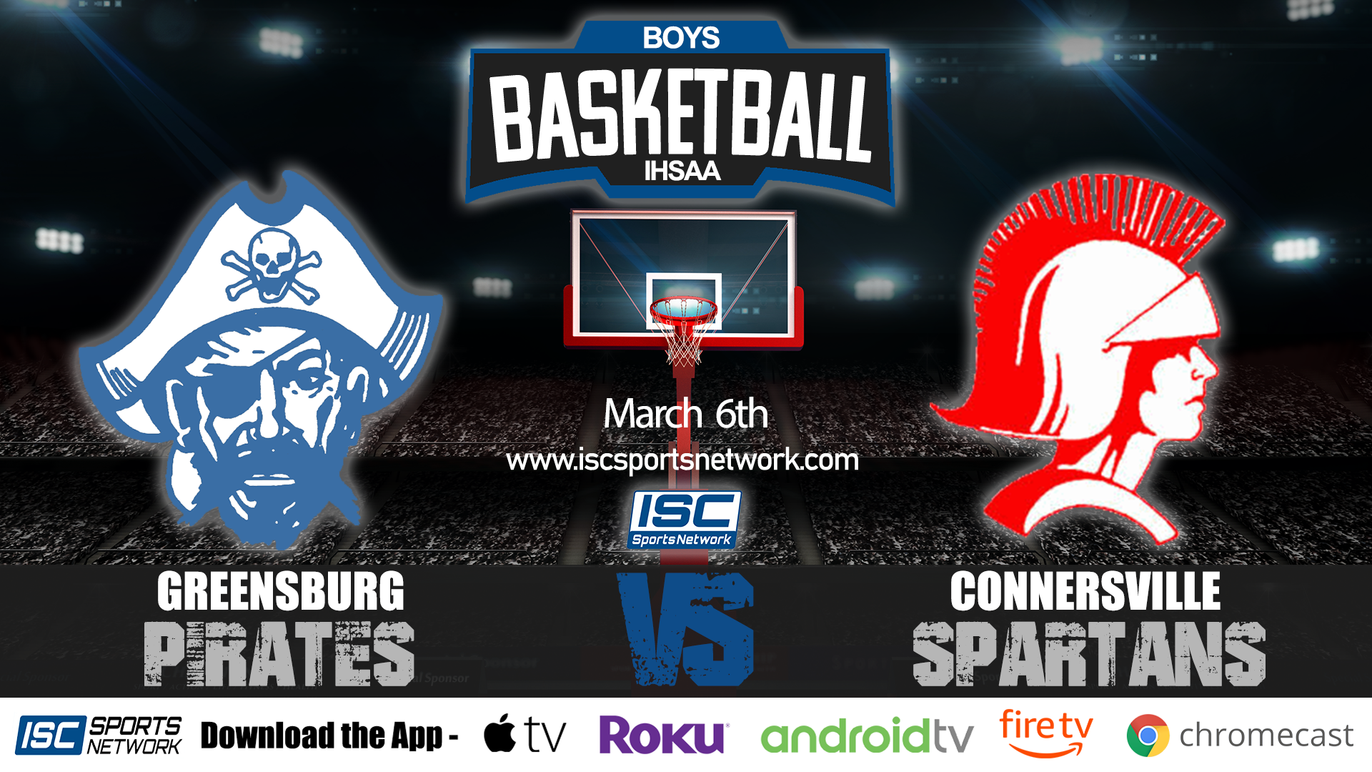 2020 IHSAA BBB Greensburg vs Connersville