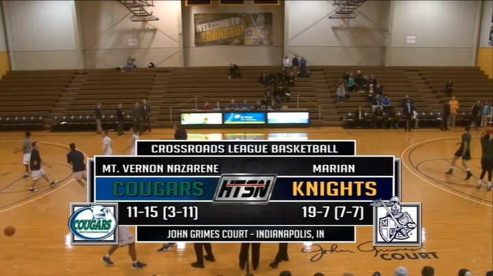 2016 MBB Mount Vernon Nazarene at Marian