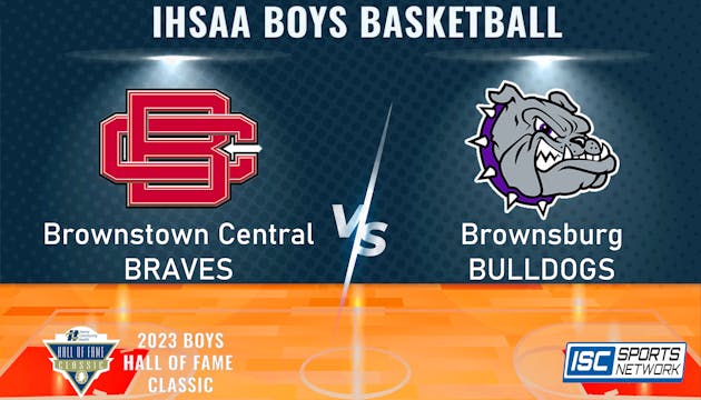 2023 HOF BBB Brownstown Central vs Br...