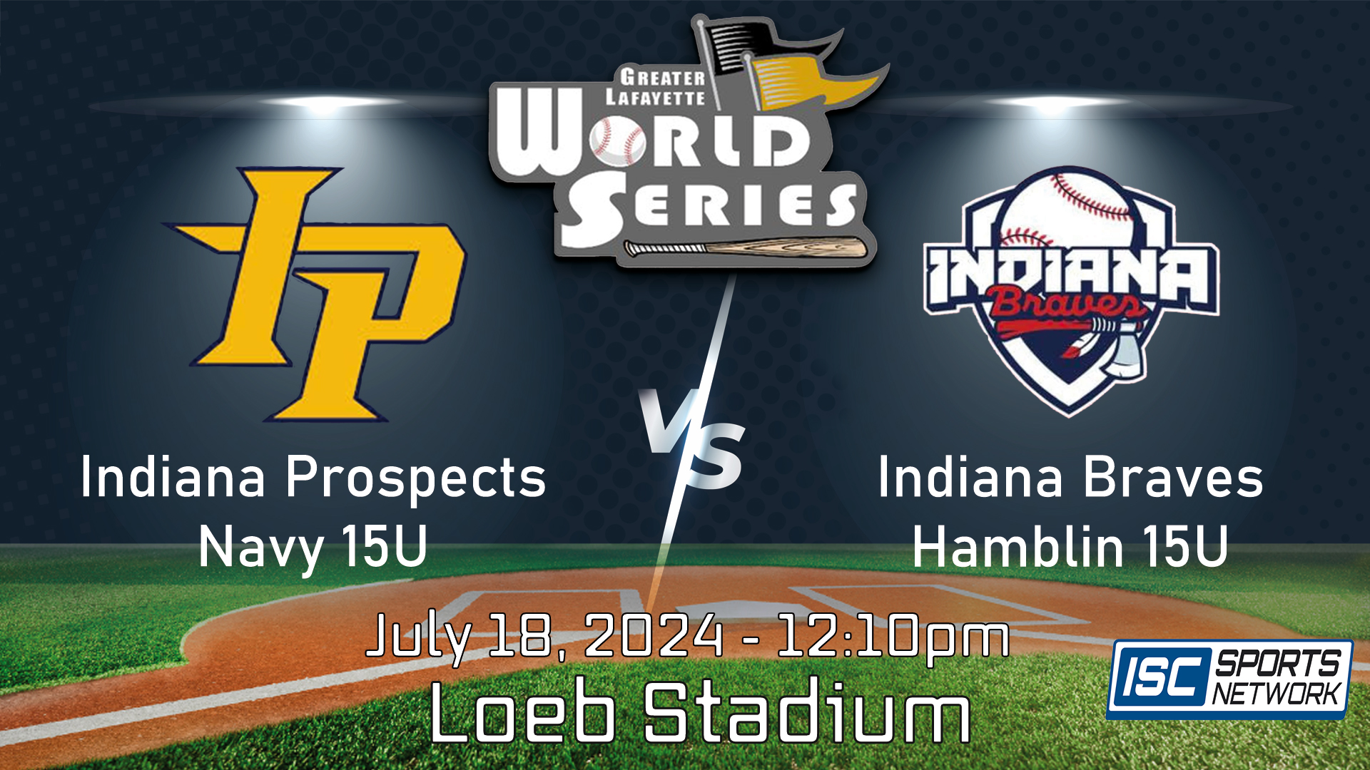 2024 GLWS BSB Indiana Prospects (Navy) vs Indiana Braves (Hamblin) 15U 7/18