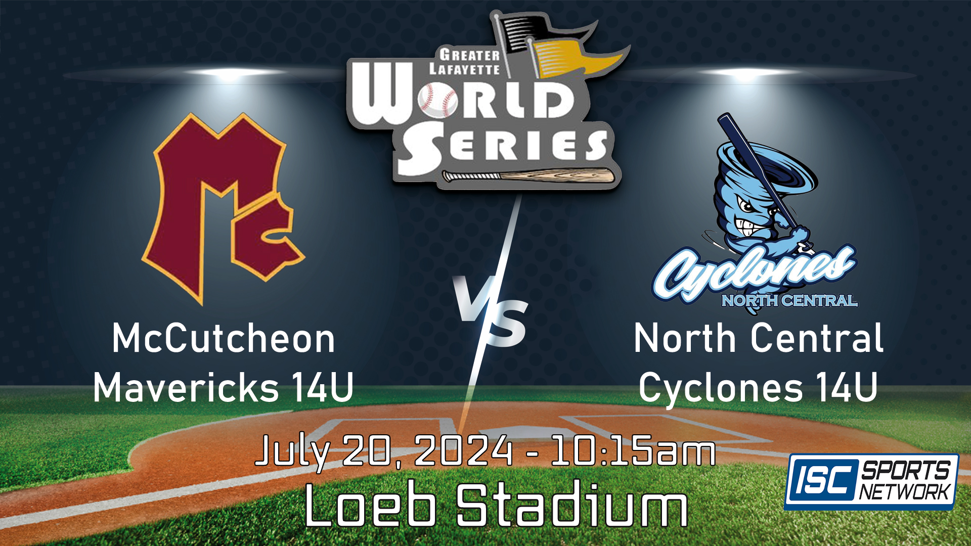 2024 GLWS BSB McCutcheon Mavericks vs North Central Cyclones 14U 7/20